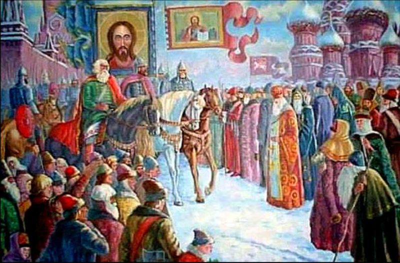 Событие 1612 года. Художнив Александр Смолин.